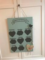 Leuke houten weekplanner met krijtbordverf te koop, Huis en Inrichting, Woonaccessoires | Memoborden, Ophalen of Verzenden, Zo goed als nieuw