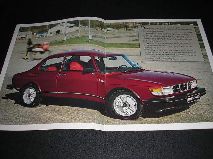 Saab 99, 1980, Boeken, Auto's | Folders en Tijdschriften, Zo goed als nieuw, Overige merken, Ophalen of Verzenden