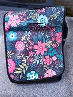 Dubbele fietstas bloemen, Fietsen en Brommers, Fietsaccessoires | Fietstassen, Ophalen, Zo goed als nieuw, Overige merken