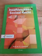 Hoofdstukken Sociaal Recht - Arbeidsrecht editie 2020, Gelezen, Prof. mr. C.J. Loonstra, Alpha, HBO