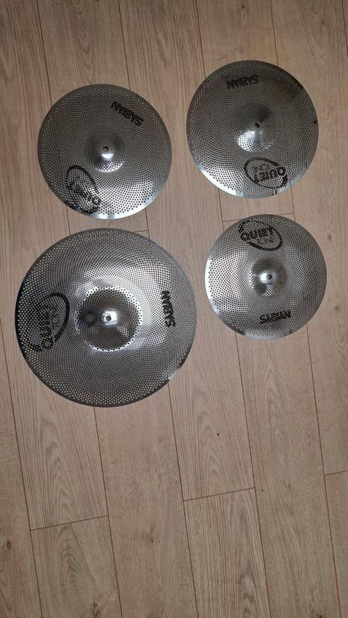 Low volume mute bekkens Sabian Quiet Tone & Zildjian, Muziek en Instrumenten, Drumstellen en Slagwerk, Gebruikt, Overige merken
