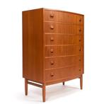 Mid-Century Design ladekast ontwerp Kai Kristiansen, Ophalen, 5 laden of meer, 100 tot 150 cm, Teakhout