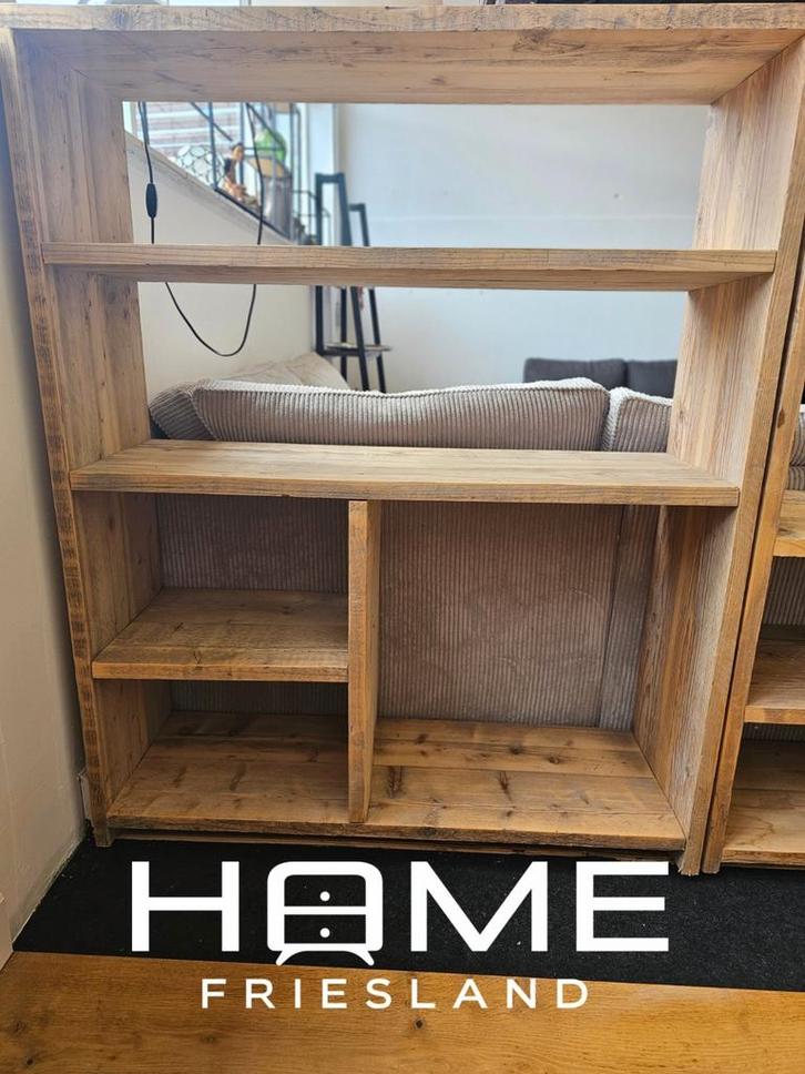 Kast - Steigerhout, Huis en Inrichting, Kasten | Boekenkasten, Zo goed als nieuw, 150 tot 200 cm, Minder dan 100 cm, 25 tot 50 cm