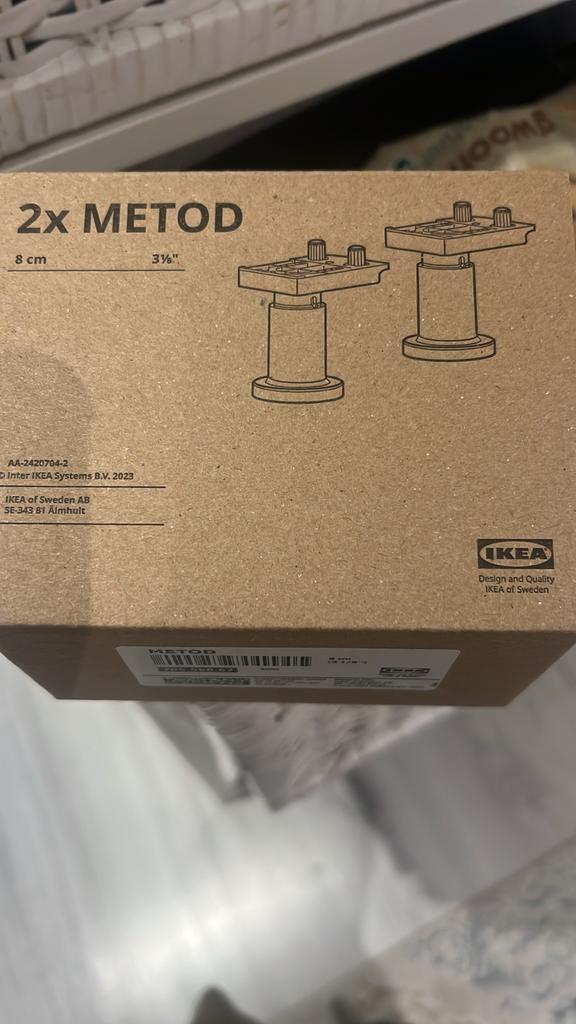 Nieuwe IKEA Metod Poten - 2 stuks, Huis en Inrichting, Keuken | Keukenelementen, Nieuw, Minder dan 100 cm, Minder dan 50 cm, Minder dan 25 cm