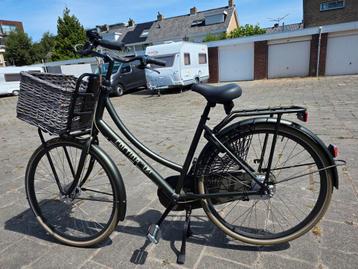 Cortina U4 Transport Denim groen 50cm met Blixum rieten mand beschikbaar voor biedingen