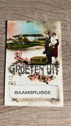 Oude ansichtkaart Groeten uit Baambrugge 1930 vliegtuig, Verzamelen, Ansichtkaarten | Nederland, Ophalen of Verzenden, 1920 tot 1940