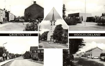 Groeten uit Hoogblokland - 5 afb dorpsgezichten - ongelopen beschikbaar voor biedingen