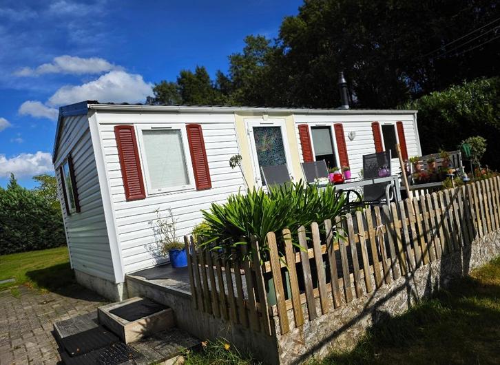 Schitterend chalet/stacaravan IRM Super Titania, Caravans en Kamperen, Stacaravans, tot en met 2, Ophalen