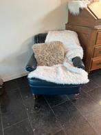 Leren fauteuil x 2, Huis en Inrichting, Fauteuils, Ophalen of Verzenden, Gebruikt, 75 tot 100 cm, 50 tot 75 cm