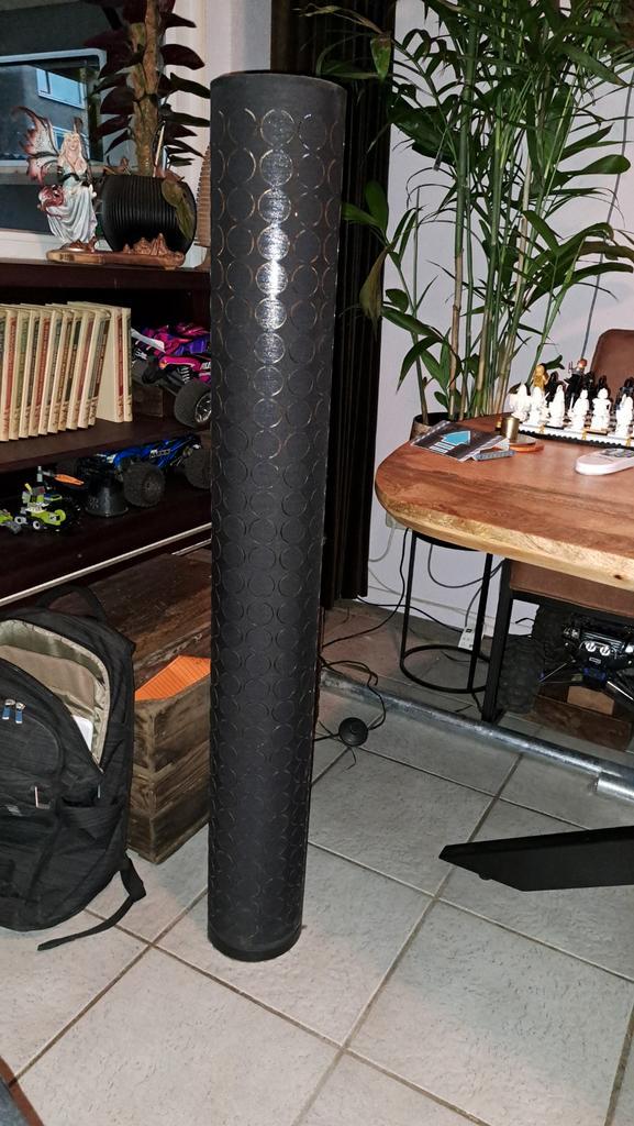 Stijlvolle Staande Lamp met Dubbele Verlichting, Huis en Inrichting, Lampen | Vloerlampen, Zo goed als nieuw, 100 tot 150 cm, Metaal