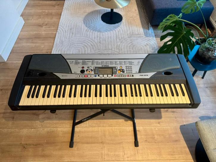 Yamaha PSR-GX76 Elektrische Piano met Keyboard Standaard, Muziek en Instrumenten, Keyboards, Gebruikt, 76 toetsen, Yamaha, Aanslaggevoelig