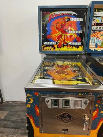Bally Flipperkast Fireball uit 1972 beschikbaar voor biedingen