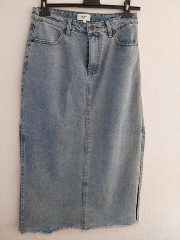 Jeansrok onderdekniel. 81cm Object M blauw 98%katoen NIEUW . beschikbaar voor biedingen