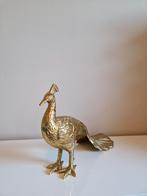 Gouden Decoratieve Pauw - Prachtig Ornament, Ophalen, Zo goed als nieuw