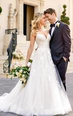 Trouwjurk stella york maat 40/42, Ophalen of Verzenden, Zo goed als nieuw, Wit, Trouwjurk