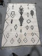 Berbers vloerkleed handgeknoopt 2x3 meter, Huis en Inrichting, Marrokaans, Zwart, Ophalen of Verzenden, 200 cm of meer