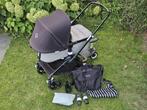 Bugaboo Fox zwart/zachtgroen met alle accessoires, Ophalen, Zo goed als nieuw, Bugaboo