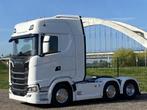 Scania S660 V8 6x2/4 | Full Air | Leather Interior, Auto's, Vrachtwagens, Automaat, Stof, Scania, Bedrijf