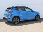 Hyundai Kona 1.0 T-GDI N Line / Navigatie + Apple Carplay/An, Auto's, Hyundai, Voorwielaandrijving, Gebruikt, Blauw, Alcantara