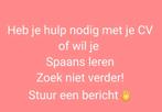 Hulp Nodig met Je Cv of Spaans leren!, Vacatures, Vacatures | Thuiswerk