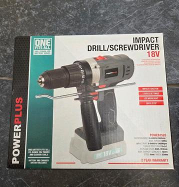 Powerplus accu klopboormachine 18v (NIEUW) geen Makita beschikbaar voor biedingen