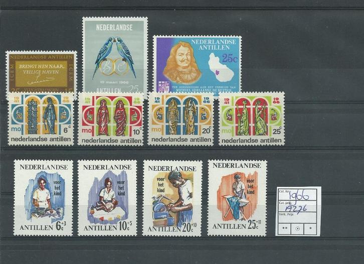 Nederlandse Antillen 1966, Complete jaargang, Postfris., Postzegels en Munten, Postzegels | Nederlandse Antillen en Aruba, Postfris