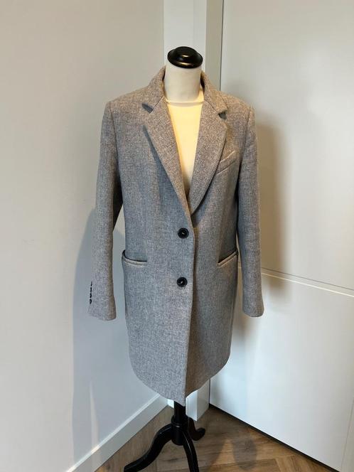 Very good: grijs Zara Woman jas mantel maat L 42 44, Kleding | Dames, Jassen | Winter, Zo goed als nieuw, Maat 42/44 (L), Grijs