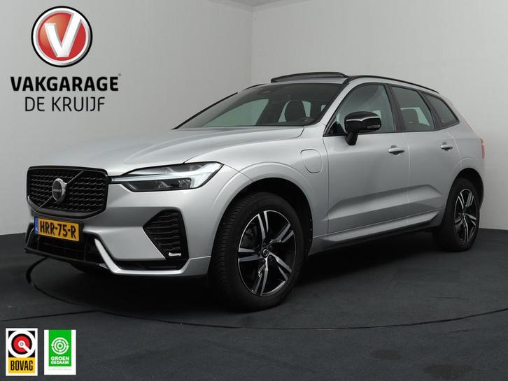 Volvo XC60 2.0 Recharge T6 AWD R-Design SilverDawn met Gloss, Auto's, Volvo, Bedrijf, Te koop, XC60, 4x4, ABS, Achteruitrijcamera