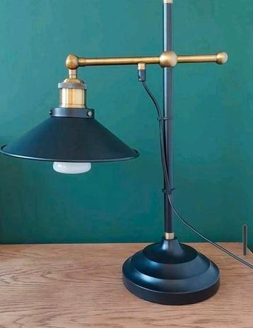 2x Globo tafellamp bureaulamp zwart industrieel beschikbaar voor biedingen