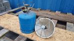 Campinggaz fles met kookbrander en gaskachel heater, Ophalen of Verzenden, Zo goed als nieuw
