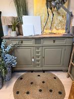 Ladekast commode dressoir linnenkast meidenkast taupe, Ophalen, 100 tot 150 cm, Zo goed als nieuw, Nvt