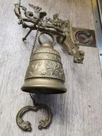 Latijnse kloosterbel zwaar geel koper, Antiek en Kunst, Antiek | Koper en Brons, Ophalen of Verzenden