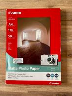 Canon A4 Fotopapier - Matte - 50 vel, Ophalen of Verzenden, Nieuw