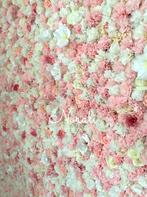 Bloemenwand Roze/Wit - Verhuur Bruiloft - Styling, Ophalen, Zo goed als nieuw, Geboorte of Huwelijk