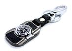 Mercedes Sleutelhanger | Leer, Metaal | Mercedes, Ophalen of Verzenden, Nieuw, Merk