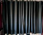 Gordijnen zwart vinyl, 2 stuks., Ophalen, Gebruikt, Zwart, 200 cm of meer
