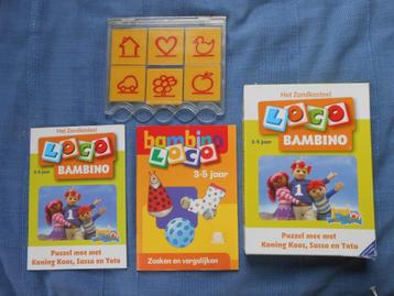 Mini loco bambino Basisdoos Zandkasteel + boekjes  beschikbaar voor biedingen