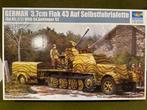 Trumpeter 1527 1/35 German Flak 43 + Sd anhänger, Overige merken, Tank, Verzenden, 1:32 tot 1:50