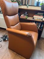 Sta-op stoel, Huis en Inrichting, Fauteuils, Ophalen, Zo goed als nieuw, 75 tot 100 cm, Leer