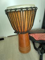 Handgemaakte Djembe met draagtas., Ophalen, Zo goed als nieuw, Trommel