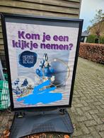 Stoepbord A0, Ophalen, Reclamebord