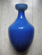 Empoli Fiorentina Cobalt Blauwe Opaline Vaas, Antiek en Kunst, Ophalen of Verzenden