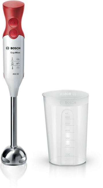 Bosch MSM64110 ErgoMixx - Staaf Mixer - 450W - Rood / Wit beschikbaar voor biedingen