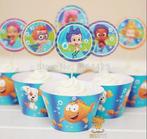 BUBBLE GUPPIES houders&toppers + Taartdecoratie vanaf € 7,95, Verzenden, Nieuw, Taarten of Cupcakes, Versiering