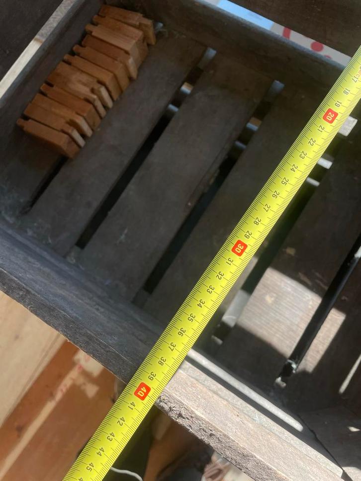 Drie Vintage Appel Kratjes, Huis en Inrichting, Woonaccessoires | Kisten, Gebruikt, Minder dan 50 cm, 50 tot 100 cm, Grenenhout