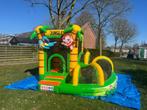 Springkussen mini met slide jungle, Ophalen, Zo goed als nieuw