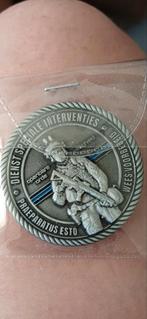 DSI Politie Mariniers Challenge Coin, Ophalen of Verzenden, Marine, Nederland, Lintje, Medaille of Wings