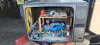 Renault 8 in TV diorama met verlichting, Hobby en Vrije tijd, Solido, Ophalen of Verzenden, Zo goed als nieuw, Auto