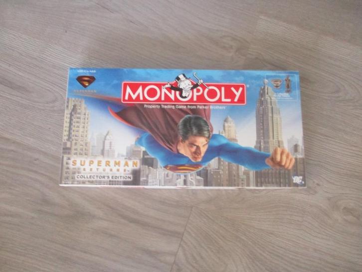 bordspel limited Superheld Monopoly Superman Returns, Hobby en Vrije tijd, Gezelschapsspellen | Bordspellen, Nieuw, Een of twee spelers