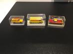 3 x Brekina Opel EL CAMIO Mercedes 206 D, Ophalen, Nieuw, Auto, Brekina